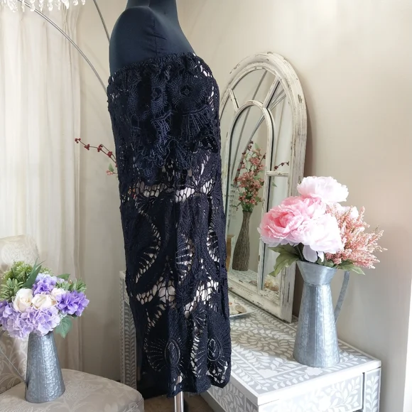 🍒NWT🍒 FREE PEOPLE CROCHET DRESS - Picture 9 of 12